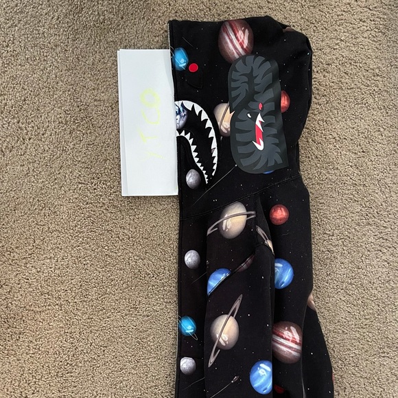Bape galaxy hoodie full zip up shark. - Picture 3 of 3